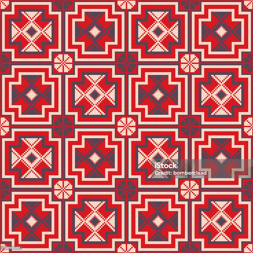 Moscow Pattern Russian Pattern 71 Stock Illustration - Download Image Now - Arts ...