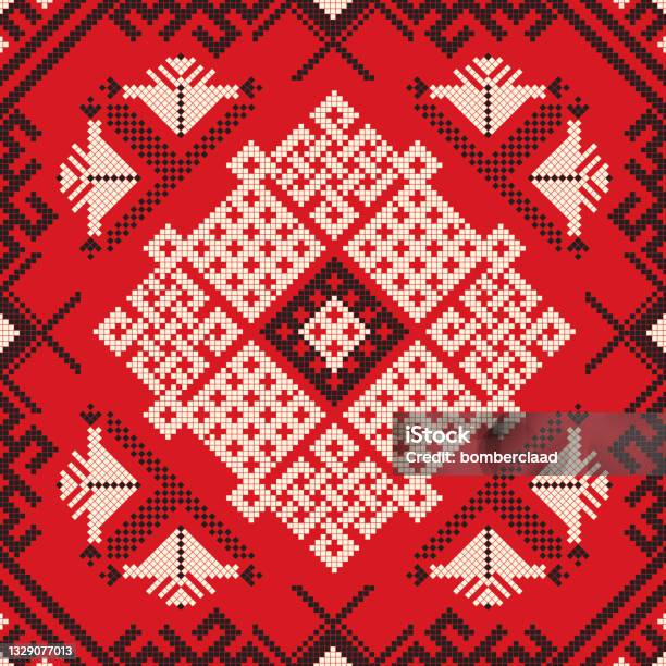 Moscow Pattern Russian Pattern 75 Stock Illustration - Download Image Now - Arts ...