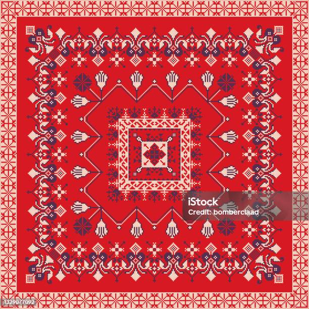 Moscow Pattern Russian Pattern 82 Stock Illustration - Download Image Now - Arts ...