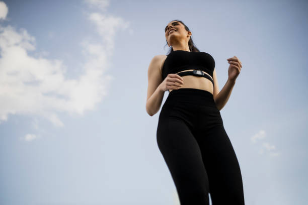 istock Young vitality woman having intensive workout 1329078029