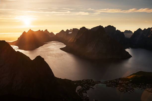 istock Mountains, Fjords, Lofoten Islands 1329078249
