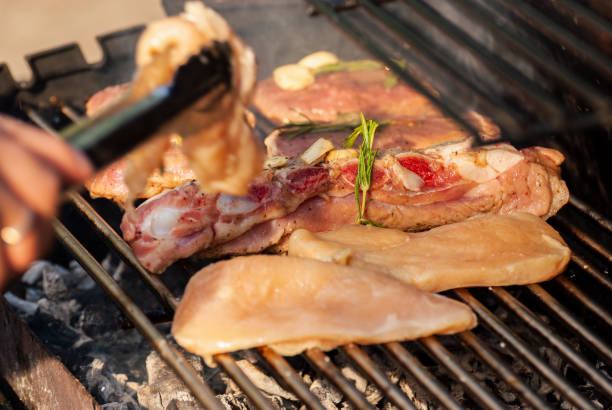 istock Delicious grilled steaks. shot with selective focus 1329090412