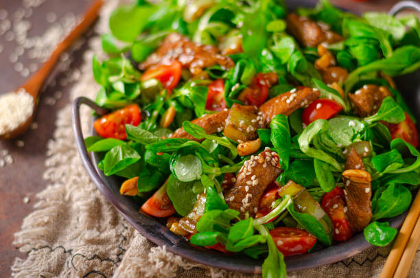 istock Thai salad with grilled chicken 1329090955