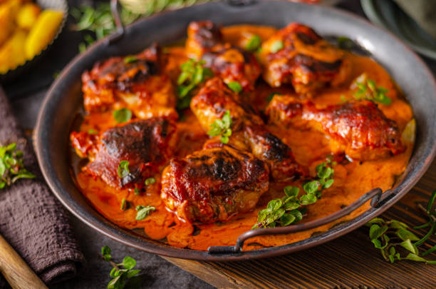 istock Hot and spicy tikka chicken 1329091347