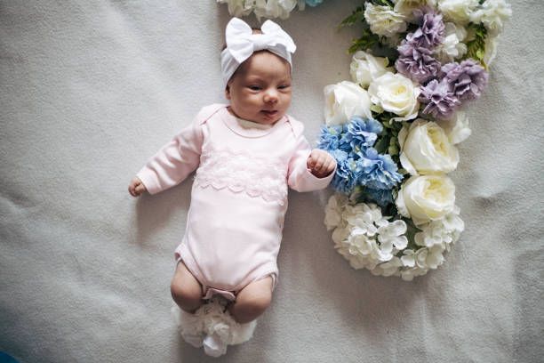 istock Cute Baby Girl 1329107360