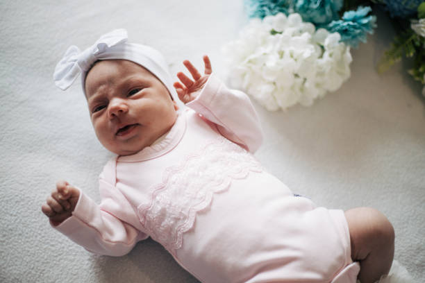 istock Cute Baby Girl 1329107421