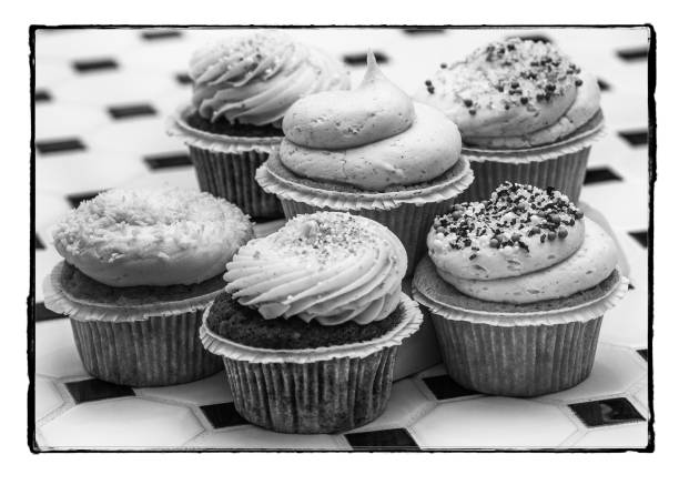 istock Retro Cupcake birthday treats 1329109664