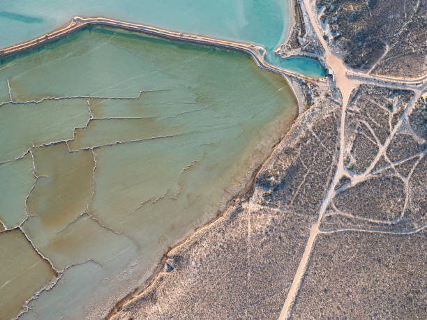 istock Salt Works Aerial Photography 1329121248