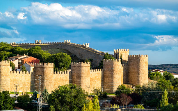 istock Avila with medieval walls in Spain 1329121391