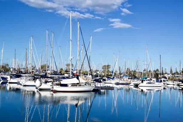 istock Yachts and catamaran, Manly, Queensland 1329122751