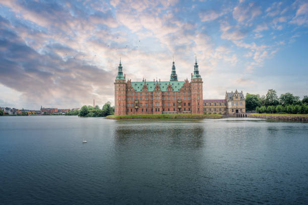 Copenhagen, Denmark- July 14, 2025: Rosenborg Castle (Rosenborg Slot) a famous renaissance castle summerhouse building exterior