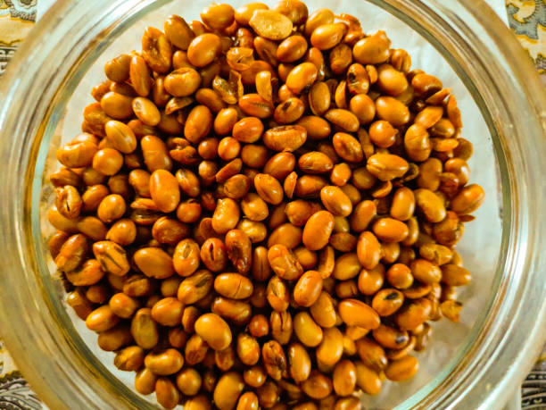 istock Deep Fried Soybeans or Crunchy Soybeans In A Jar 1329128923