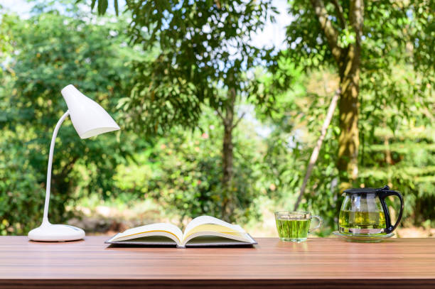 istock concept of reading books and desks 1329141995