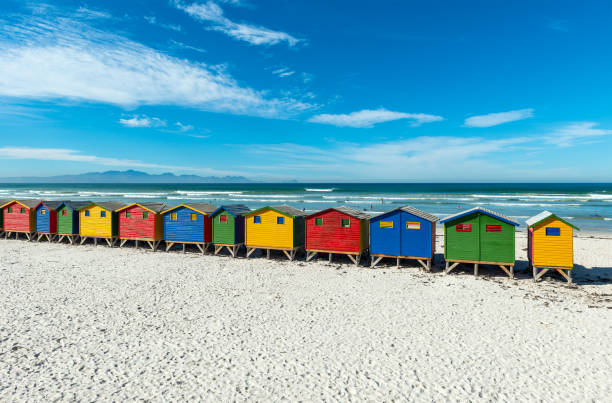 istock Muizenberg Beach Huts, South Africa 1329143016