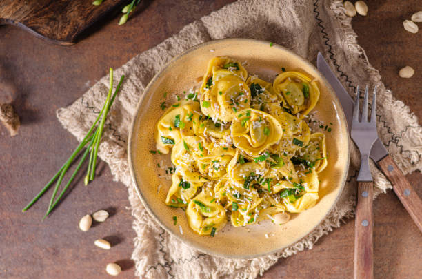 istock Tortellini with butter and nuts 1329147623