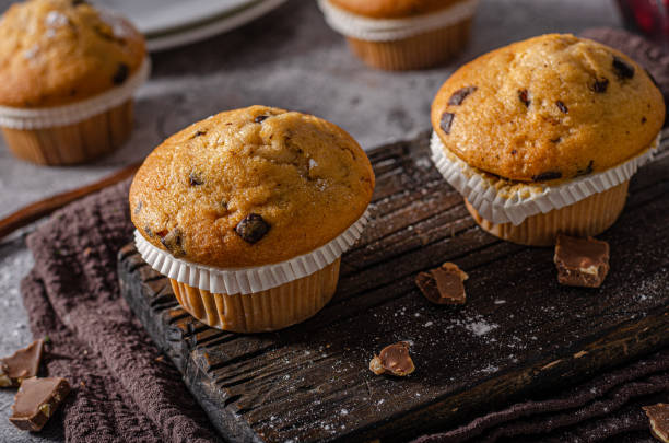 istock Homemade chocolate muffins 1329148490