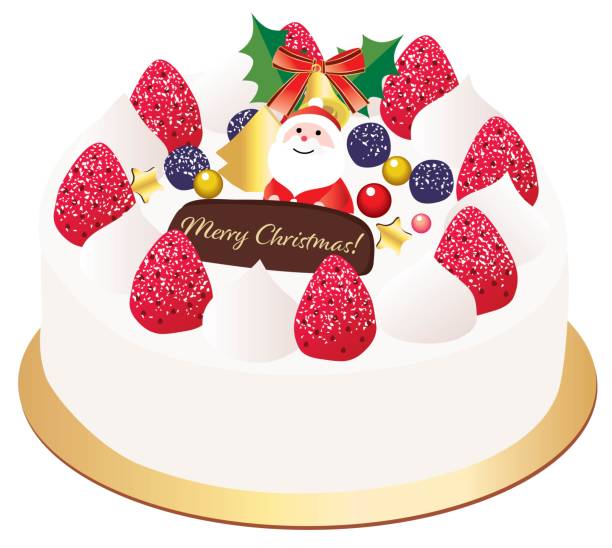 720+ Christmas Birthday Cake Cartoon Stock Photos, Pictures & Royalty ...