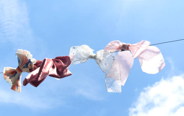istock Colorful hair bows hang around the eyes 1329165716