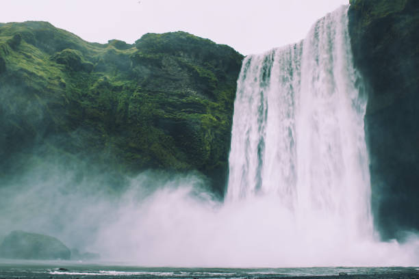 istock Scogafoss waterfall in Iceland 1329177951