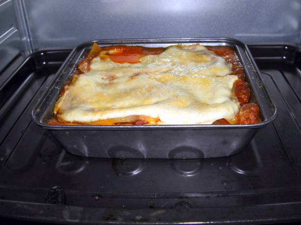 istock Lasagne in the oven 1329177990