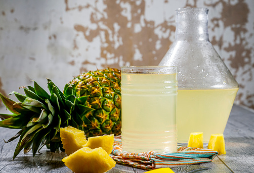 Squeezed Pineapple Water