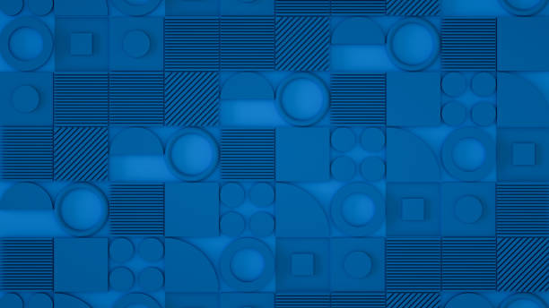 istock Abstract 3D Geometric Shapes Minimal Background 1329183140