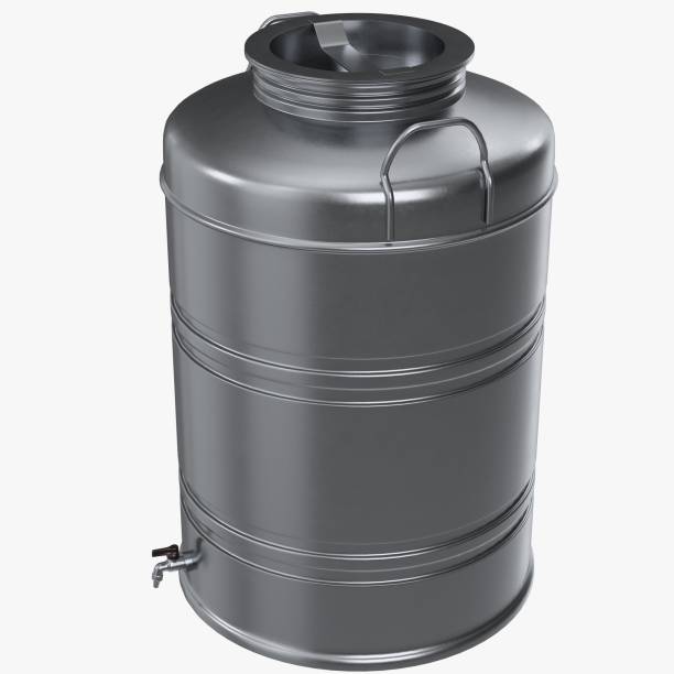 istock Drum for olive oil with faucet and lid 1329184391