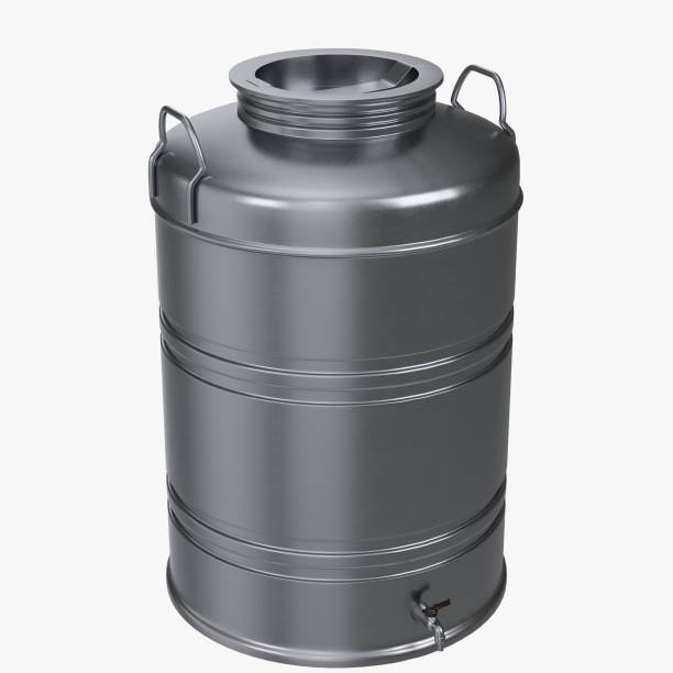 istock Drum for olive oil with faucet and lid 1329184399