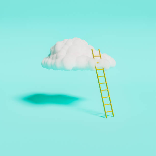 istock ladder to the white cloud 1329186772