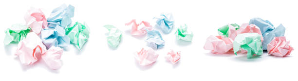 istock colored crumpled paper balls isolated on white background 1329190602