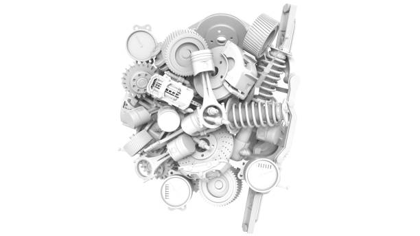 istock Car Spare Parts 1329193648