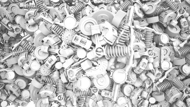 Vintage Car Parts Background