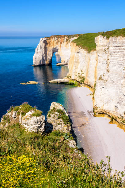 istock The arch of the Manneporte cliff in Etretat, Normandy. 1329202041