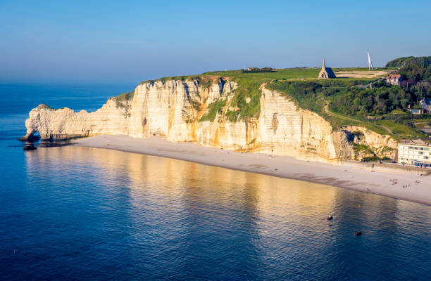 istock The Amont cliff in Etretat, Normandy. 1329202100