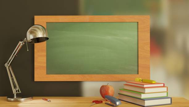 istock Back to school promotional wallpaper. 3d rendering. 1329203787