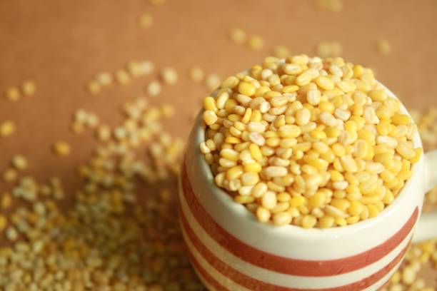Mung dal or Moong dal food background