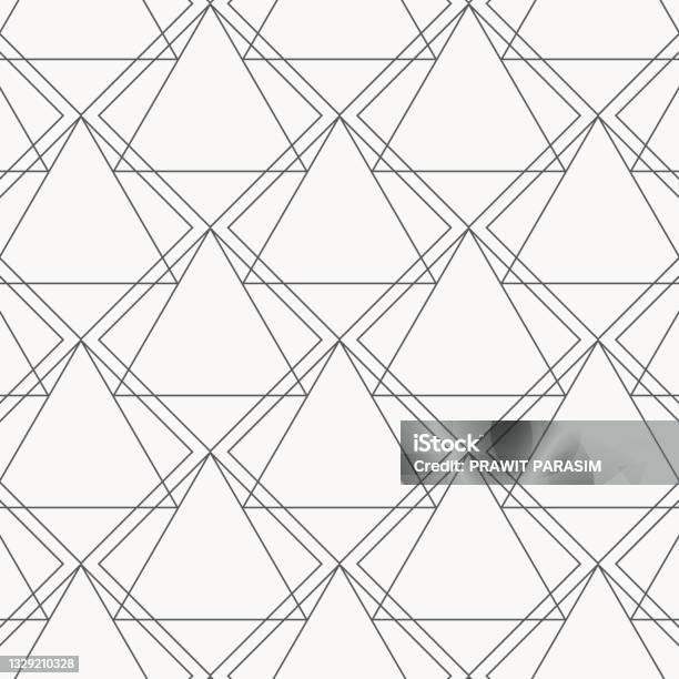 Large Triangular Pattern Linear Triangle Vector Pattern With Big And Small Triangle Connected ...