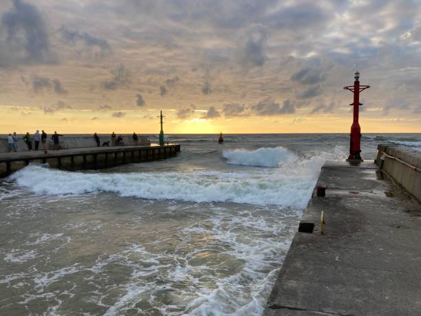 istock Sunset on the Baltic Sea in Rowy 1329212469