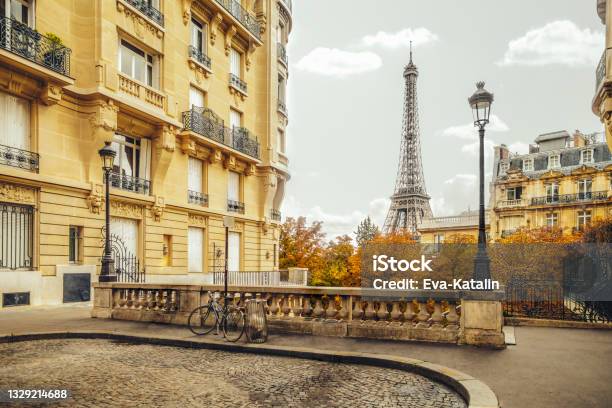 Autumn In Paris Stock Photo - Download Image Now - Paris - France, Autumn, Eiffel Tower - Paris