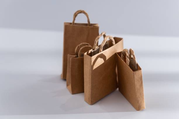 istock Shop online bag purchase internet. modern customer 1329223186