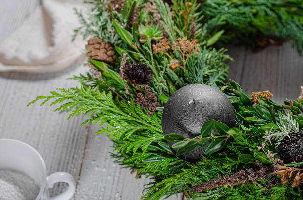 istock Advent wreath homemade 1329223243
