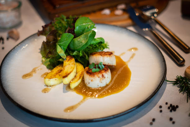 istock Scallop Delicious appetizer, ideal as an aperitif. 1329228098