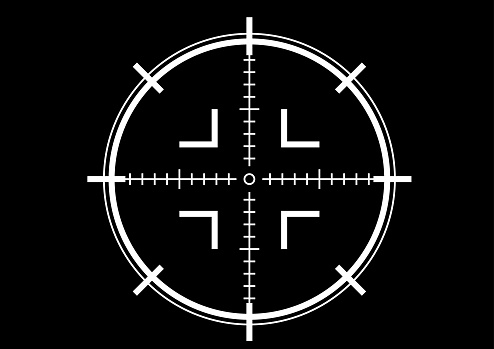 Target Scope Screen Target Scope Vector Illustration Material Stock Illustration - Download ...