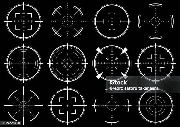 Target Drawing Scope Target Scope Vector Illustration Material Stock Illustration - Download ...
