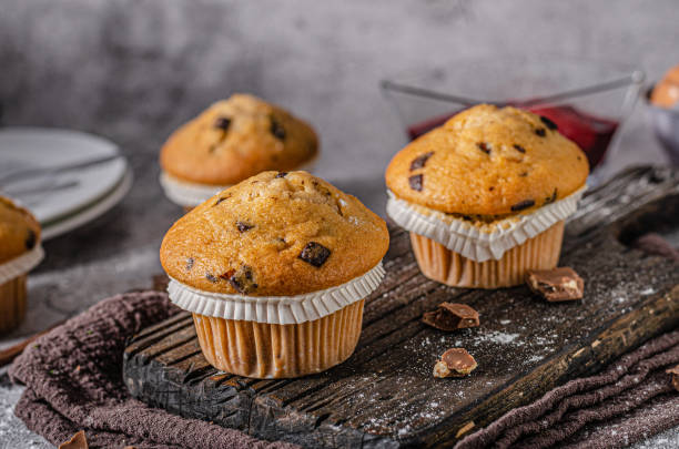 istock Homemade chocolate muffins 1329241839