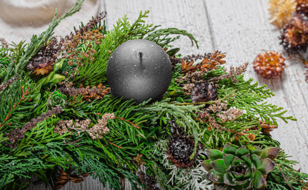 istock Advent wreath homemade 1329246040