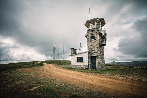 The abandoned old meteorological station in Arouca, Portugal