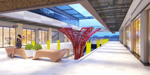 istock 3d render of shopping mall interior 1329250322