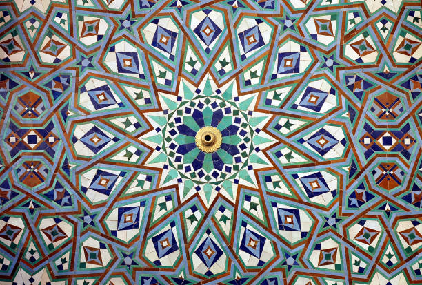 istock Traditional and handicraft zellige (tile) in Morocco 1329257768