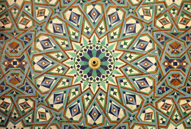 istock Traditional and handicraft zellige (tile) in Morocco 1329257814